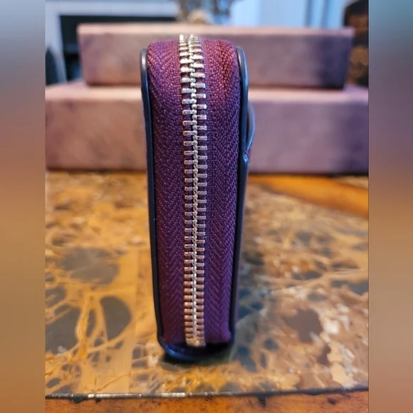 Kate Spade burgundy leather wallet - Picture 4 of 11